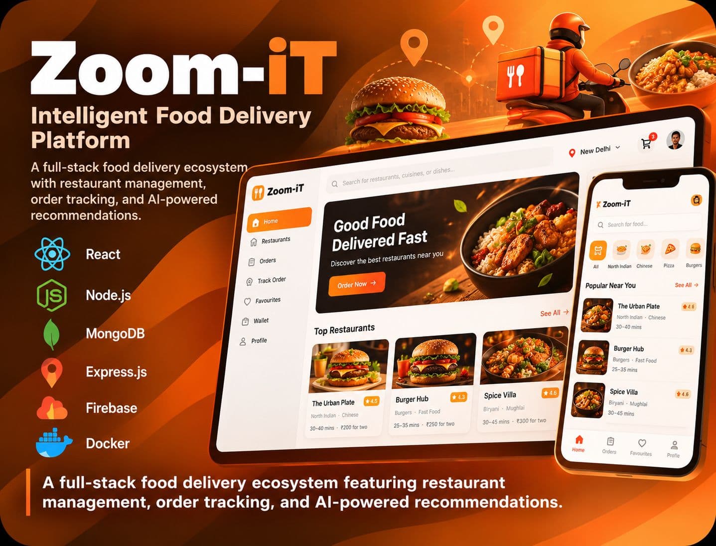 Zoom-IT — Food Ordering Platform